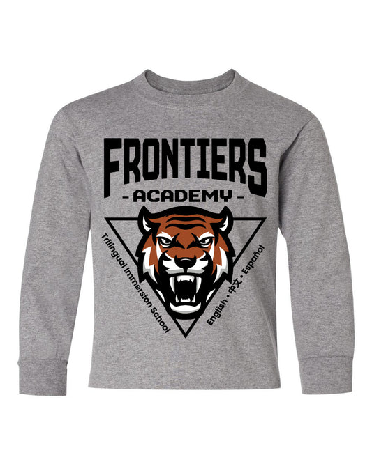 Children Long Sleeve Spirit Shirt Grey